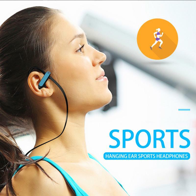 Écouteurs d'oreille suspendus universels Anti-goutte filaire Sport en cours d'exécution écouteurs crochet d'oreille stéréo doux écouteur pour téléphone portable