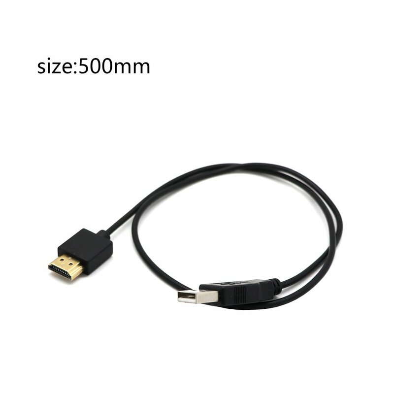 Appareil intelligent câble d'alimentation pour ordinateur portable câble HDMI mâle-Famel câble d'alimentation HDMI vers USB câble USB vers HDMI