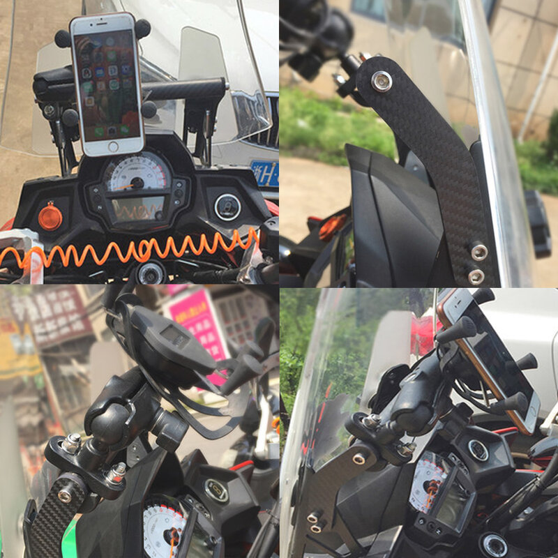 Accessori moto supporto staffa di navigazione GPS supporto per KAWASAKI VERSYS 650 KLE650 VERSYS650 2022 2021 2020 2019 2018