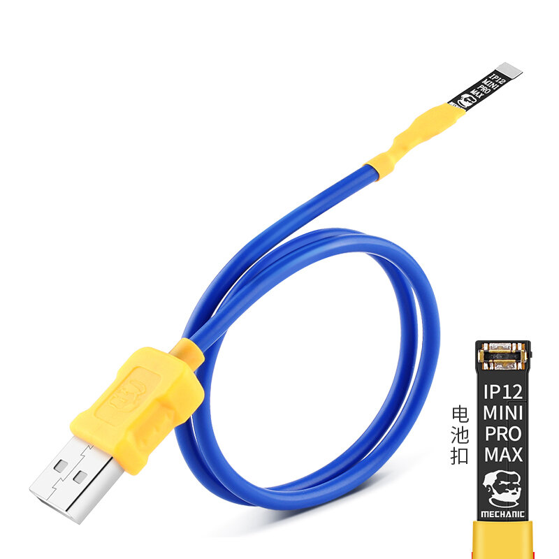 Cable mecánico de prueba de corriente de fuente de alimentación CC para iPhone 12/12pro/12pro max/12mini, línea de arranque de reparación