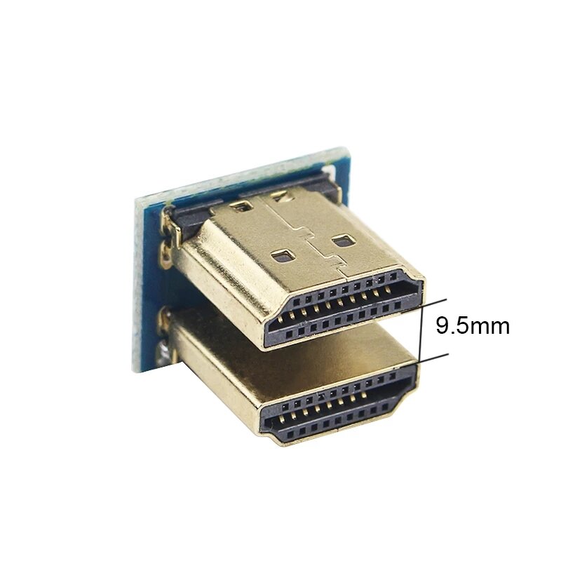 HDMI 라즈베리 파이 Pie3 파이 스크린 디스플레이용 HDMI 커넥터, DIY HDMI 커넥터 키트 RPI RPI3