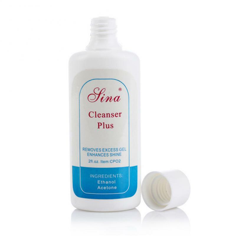 60ml Liquid Removes Excess Gel Enhances Shine Cleanser Cleansing Gel Remover Solvent Cleaner UV Nail Art Clean Degreaser