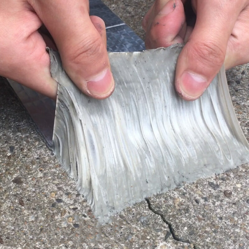 Resistência de alta temperatura da folha de alumínio fita impermeável engrossar parede crack telhado fita adesiva selante butílica fita de reparo