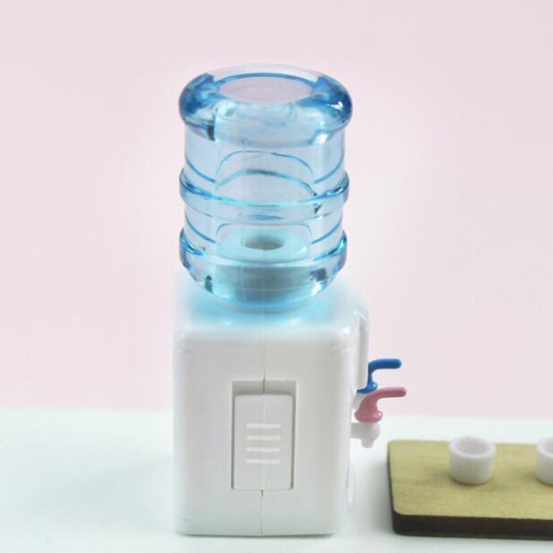 Mini distributeur d'eau 1/12, maison de poupée Miniature, modèle de Simulation de maison de poupée, accessoires décoratifs, jouets pour enfants