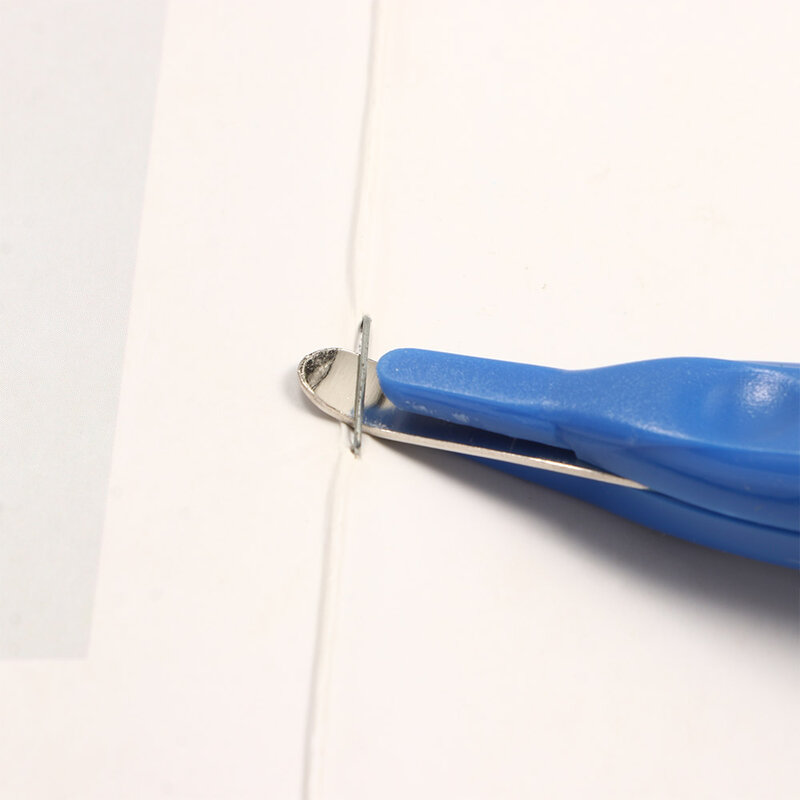 1 pçs removedor de grampo portátil removedor de cabeça magnética removível menos esforço ferramenta remoção de grampo para casa escritório escola doméstico estacionário