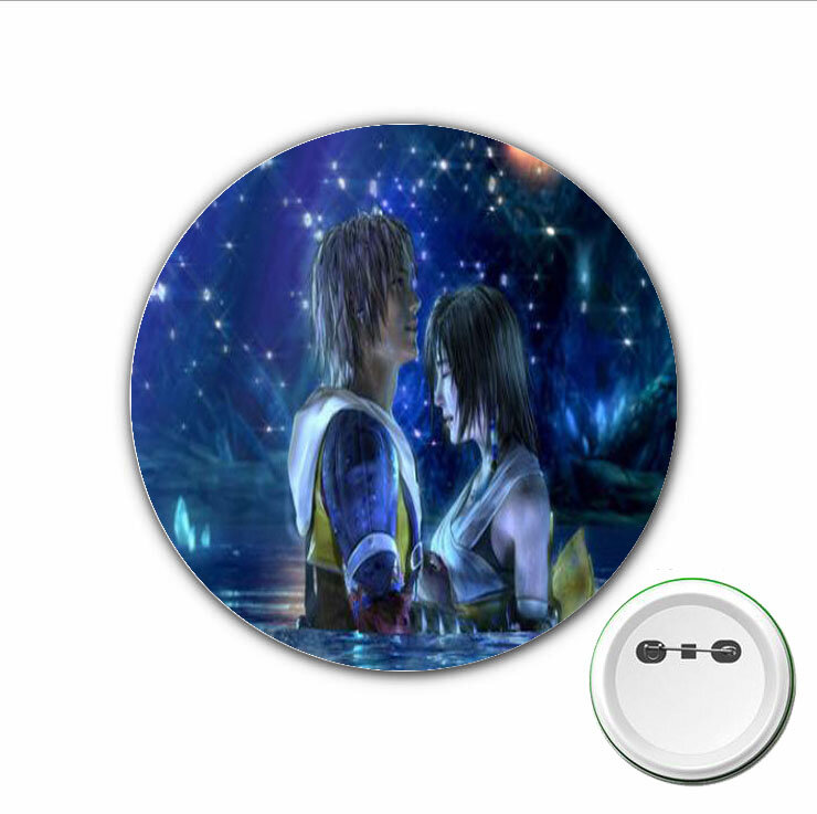3pcs Game Final Fantasy Cosplay Badge Cartoon Pins spilla per vestiti accessori zaini borse Badge per bottoni