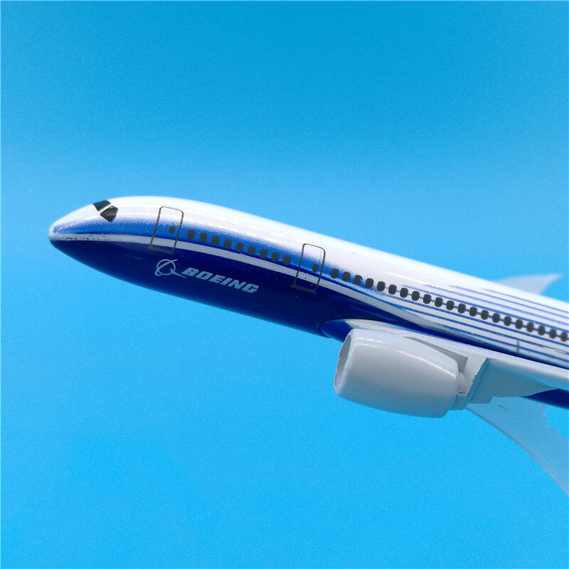 Самолеты 16 см, модель самолета Боинг B787, модель самолета из металла под давлением, детские подарки, дисплей детской игрушки