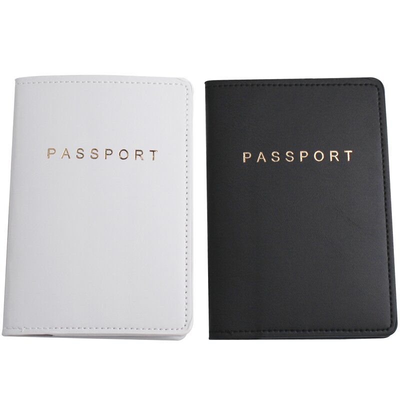 4pcs a Set Solid Airplane Passport Cover Luggage Tag Couple wedding Passport Cover Case Letter Travel Holder CH25LT42
