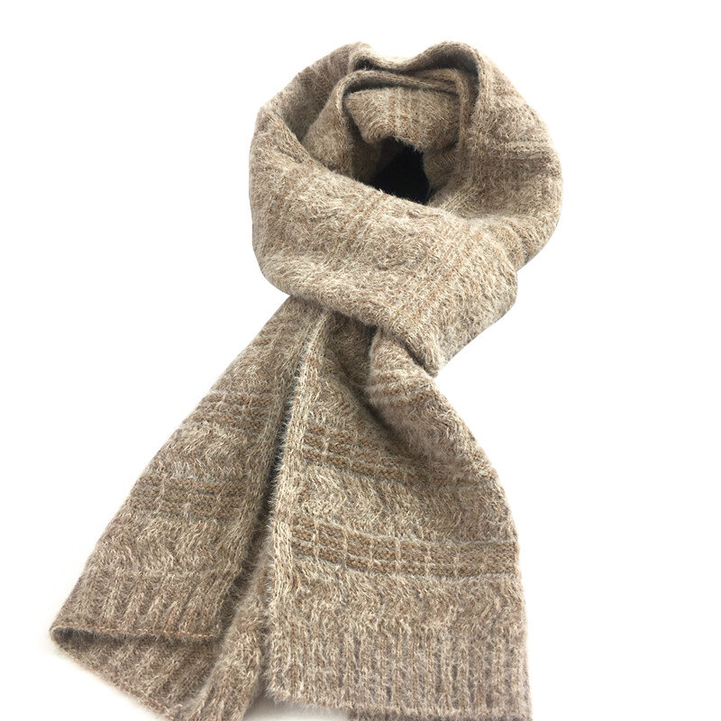 男性と女性のための3ピースのウールスカーフと手袋のセット、厚い暖かいアクセサリー、トレンディなスカーフ、シンプル、冬
