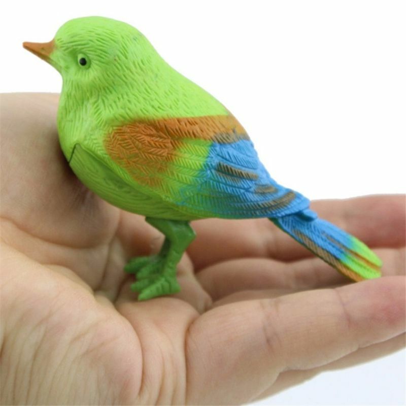 Simpatico uccello di canto giocattoli elettronici interattivi simulazione uccello controllo vocale musica giocattoli educativi per bambini regalo per bambini giocattolo divertente
