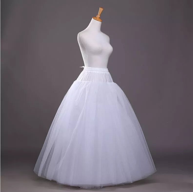 Neue Petticoat lange Tüll röcke Damen Unterrock für Hochzeits kleid
