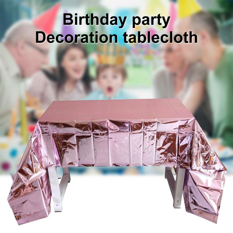 Eye-catching Easy to Use PET Tear Resistant Glitter Table Cover for Festival