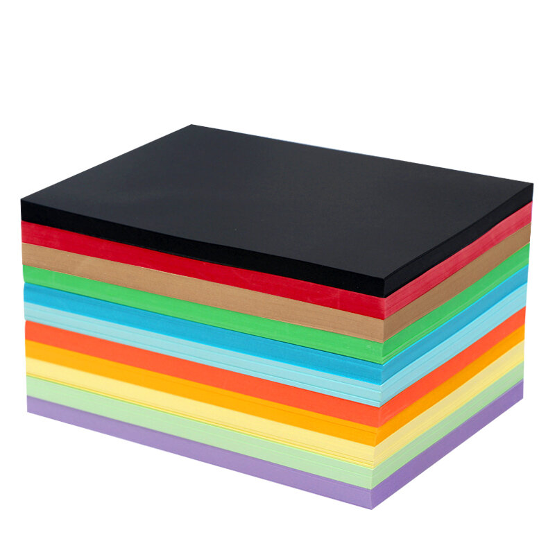 A4 Cardstock Papier 300gsm Dikke Karton Zwart Wit Gekleurde Decoratieve Diy Plakboek