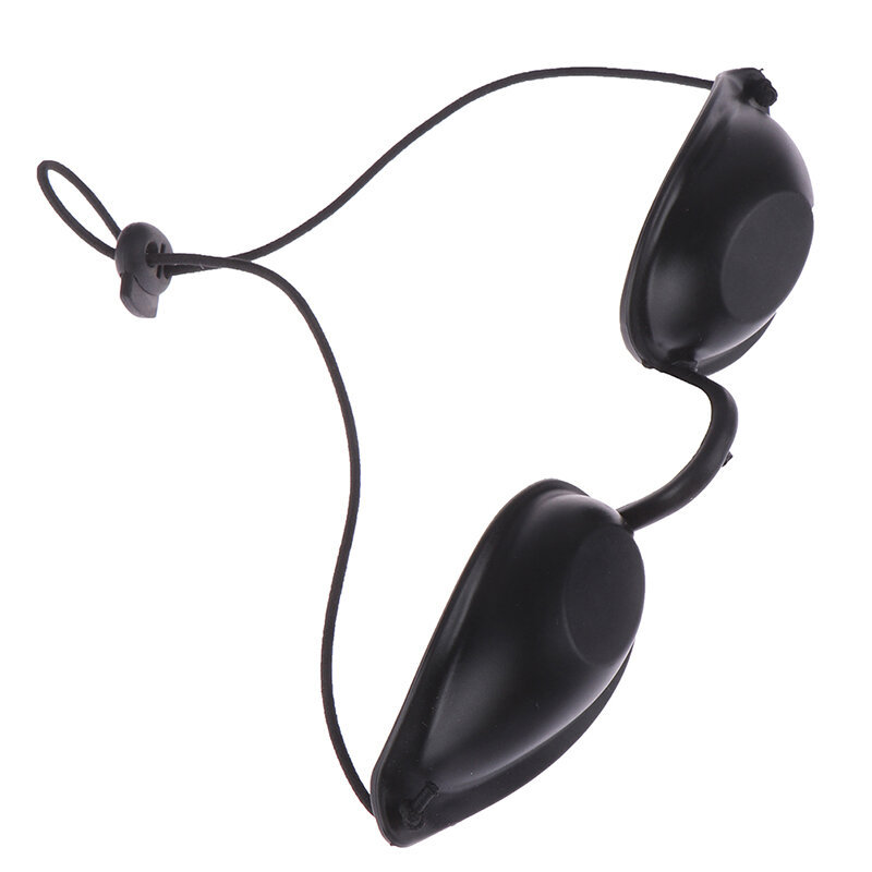 Óculos de bronzeamento para praia, macio, ajustável, proteção ocular, cor preta, 1pc