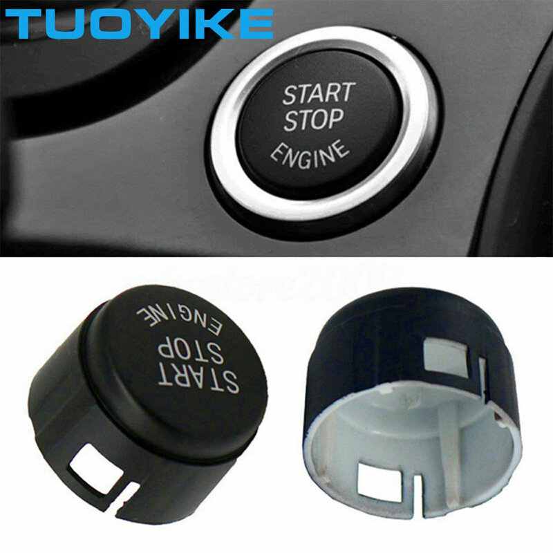 Cubierta de interruptor de botón de arranque y parada de coche, 4 colores, OEM 2009, para BMW Serie 5, 6, 7, F01, F02, F10, F11, F12, años 2013 a 61319153832