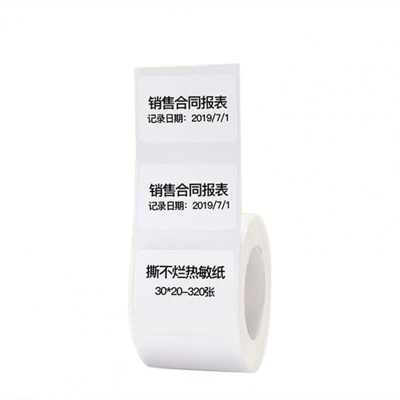 Etiqueta térmica não fácil da impressão da ruptura do papel aplicação larga prática portátil que desvanece a impressão etiqueta