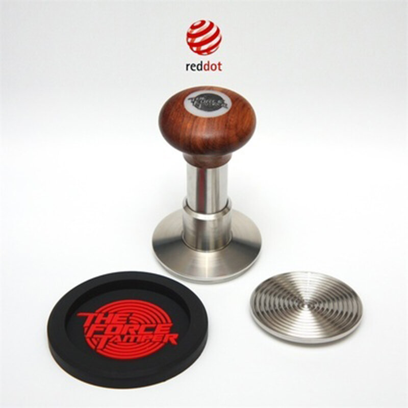 The Force Tamper Coffee Accessories Stainless Steel Coffee Tamper Kitchen Press Tool Cloth Powder Levelnya Tool Powder Hammer