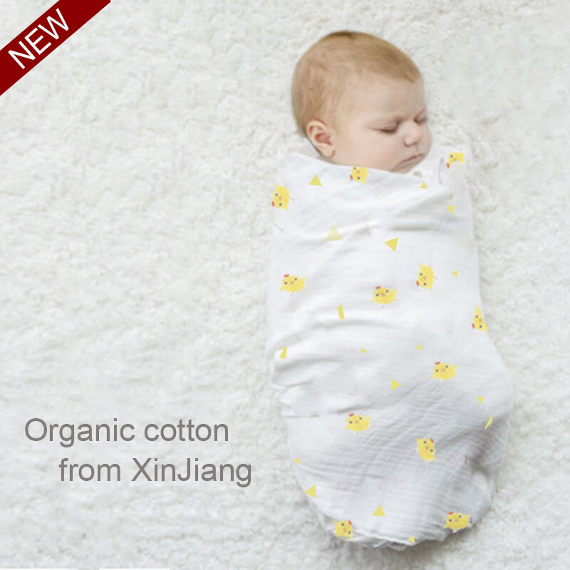 Sábana de muselina para cama de bebé, 100% algodón, suave, mantas para recién nacidos, 4 unidades/lote