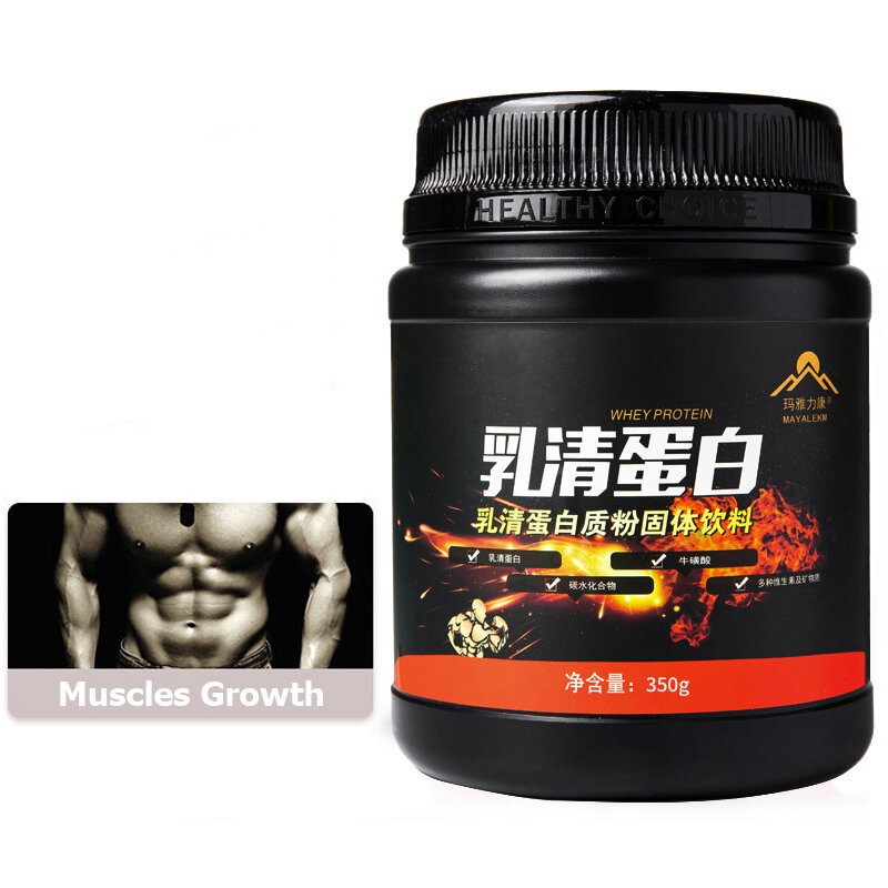 Whey Protein Powder Sports Nutrition Help Improve Muscle Protein Synthesis and Promote The Growth of Lean Muscle Mass