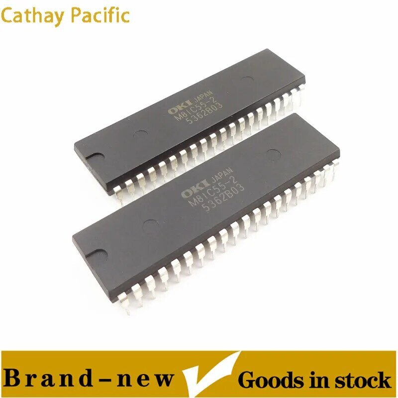 M81C55-2 dip-40 in-line 2k bit estático ram armazenamento ic chip novo local