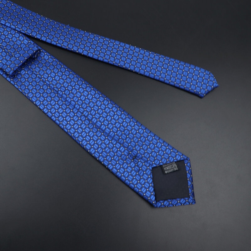 Męskie krawaty jednokolorowe paski na szyję kwiat kwiatowy 7cm krawat żakardowy akcesoria odzież na co dzień krawat wesele prezent dla człowieka