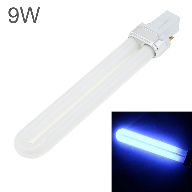 9W UV Lamp Tube Bulb 365nm Nail Art Dryer Nail Curing Lamp Replacement Bulb Manicure Tool Nail Dryer Lamp Supplies Hot