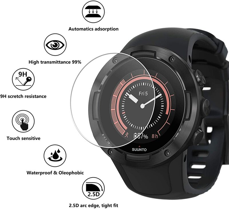 9H Premium Tempered Glass For Suunto 5 Watch Smart Watch Screen Protector Film Accessories For Suunto Watch Protector Film Foil