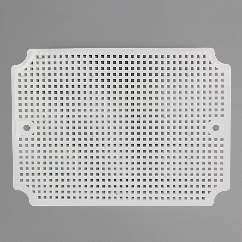 IP67 scatola di giunzione impermeabile piastra di Base ABS piastra di montaggio a nido d'ape monitoraggio esterno scatola impermeabile piastra di Base fissa