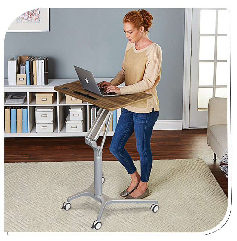 K-STAR tavolo per Laptop Mobile con sollevamento regolabile pneumatico multifunzionale Home Office Lazy Desk tavolo da conferenza per l'apprendimento nuovo 2023