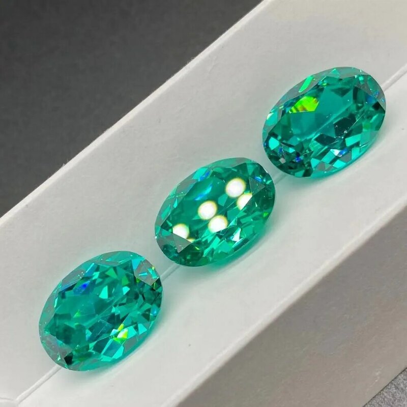 Овальный бразильский Турмалин Paraiba, свободный камень, цветной драгоценный камень, зеленый нефрит, порошок, плавленый драгоценный камень, этническое кольцо, лицо