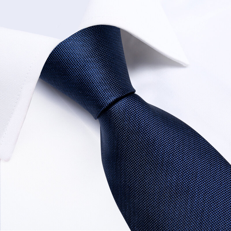 DiBanGu-Corbata de seda 100% para hombre, gemelos de cuello, traje de negocios, boda, fiesta, conjunto de MJ-7140
