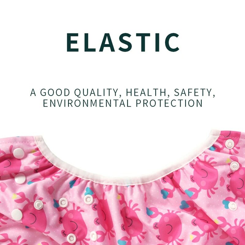 Happy Flute-pañales de tela ajustables para bebé, cubierta de pañal lavable y reutilizable para piscina, verano, 1 unidad