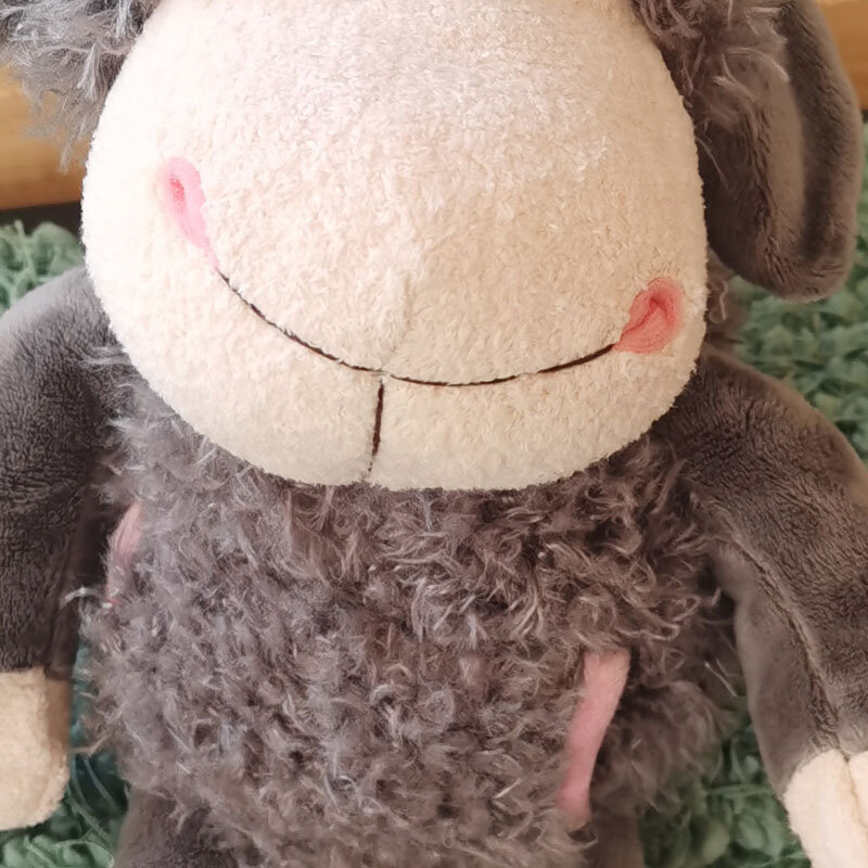 35Cm Kepala Bunga Domba Mainan Mewah Kawaii Domba Boneka Hewan Boneka Hadiah Ulang Tahun Mainan untuk Anak-anak Grosir dengan Gratis Pengiriman