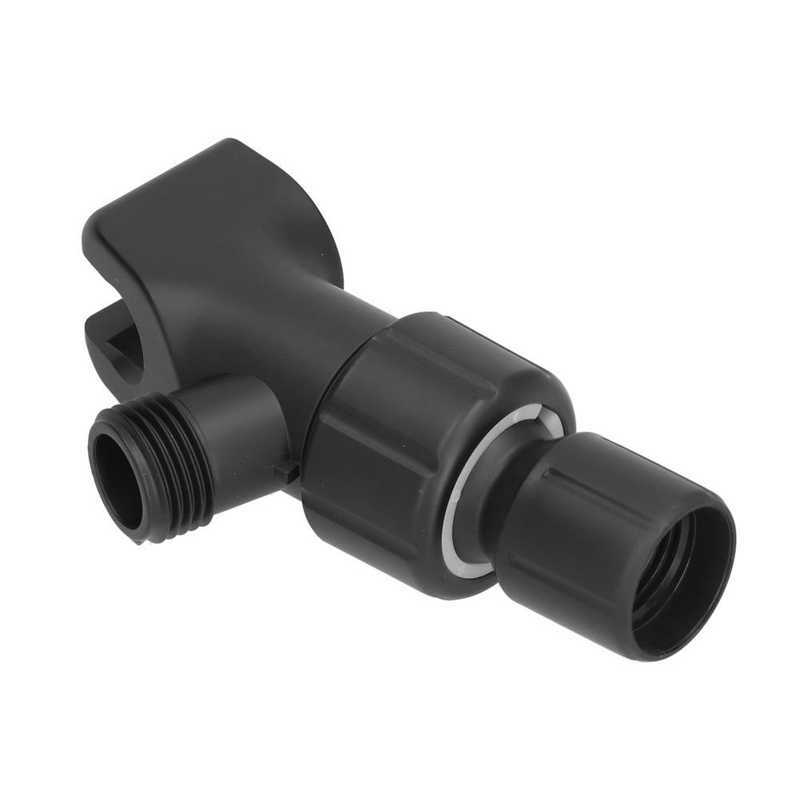 Universal Negro Brazo de ducha soporte para portátil ducha ajustable Brazo de ducha montaje soporte