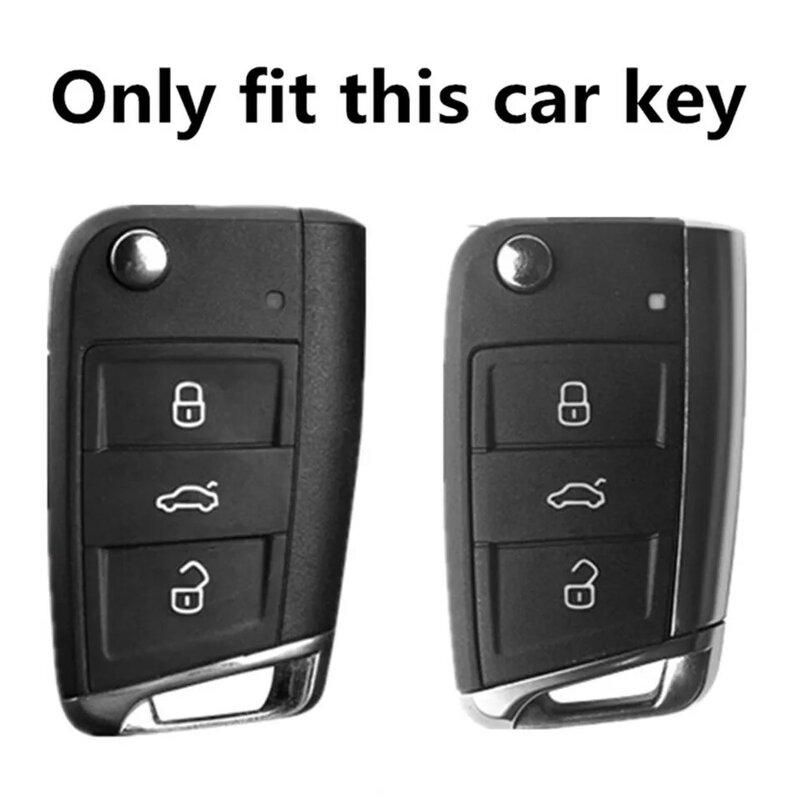 Obudowa kluczyka do samochodu pokrywa do volkswagena VW Polo Golf 7 MK7 Tiguan passat do Skoda Octavia Kodiaq Karoq do siedzenia Ateca Leon futerał na klucze