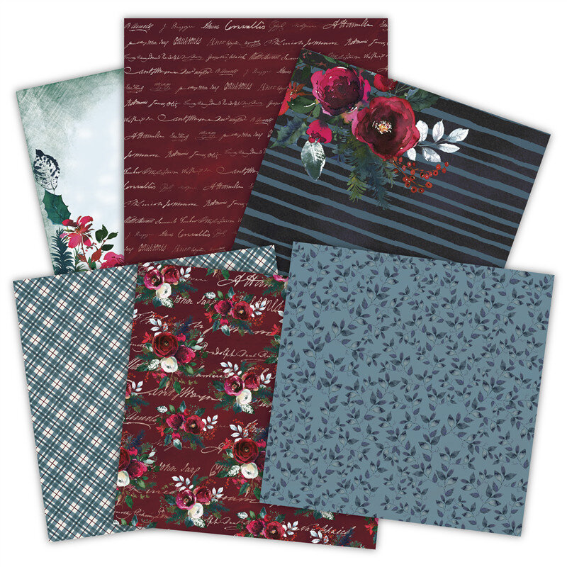24 sheets 6"X6"the scent roses Pattern Creative Scrapbooking paper pack handmade craft paper craft Background pad