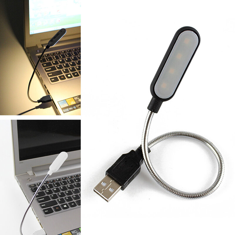 USB lampka do czytania LED przenośny, elastyczny, USB ochrona oczu mała lampka nocna dla komputer przenośny laptopów PC tabeli lampy biurko