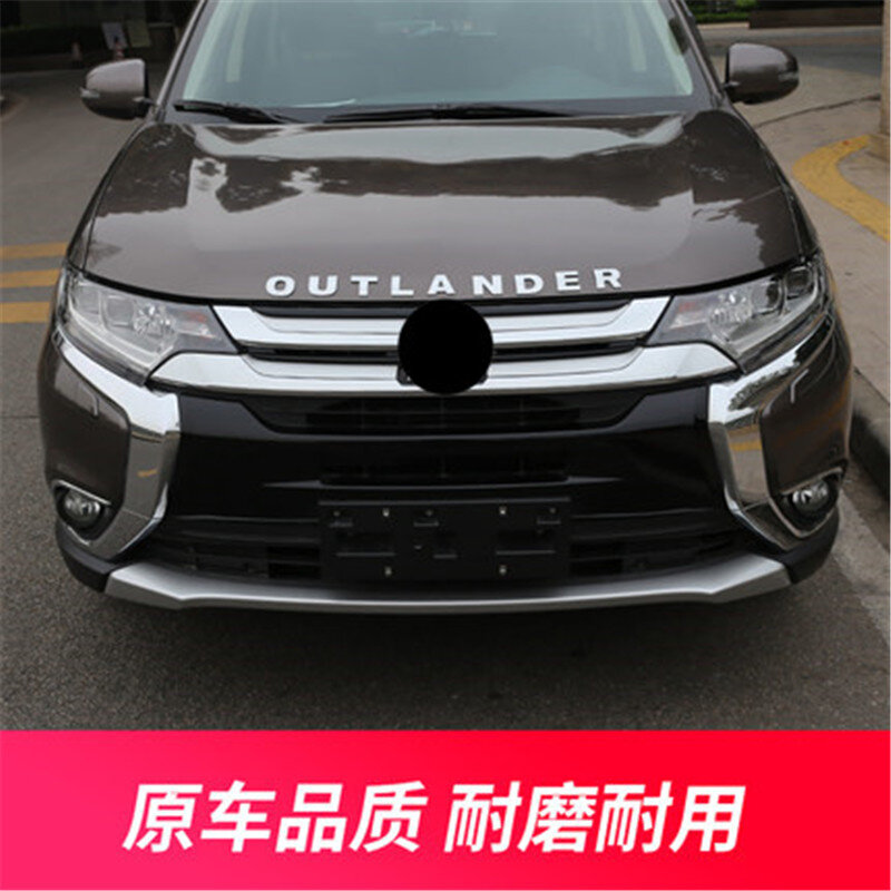 Auto Styling ABS galvani auto vorderen stoßfänger bar trim fit für 2016 2017 2018 Mitsubishi Outlander Auto zubehör