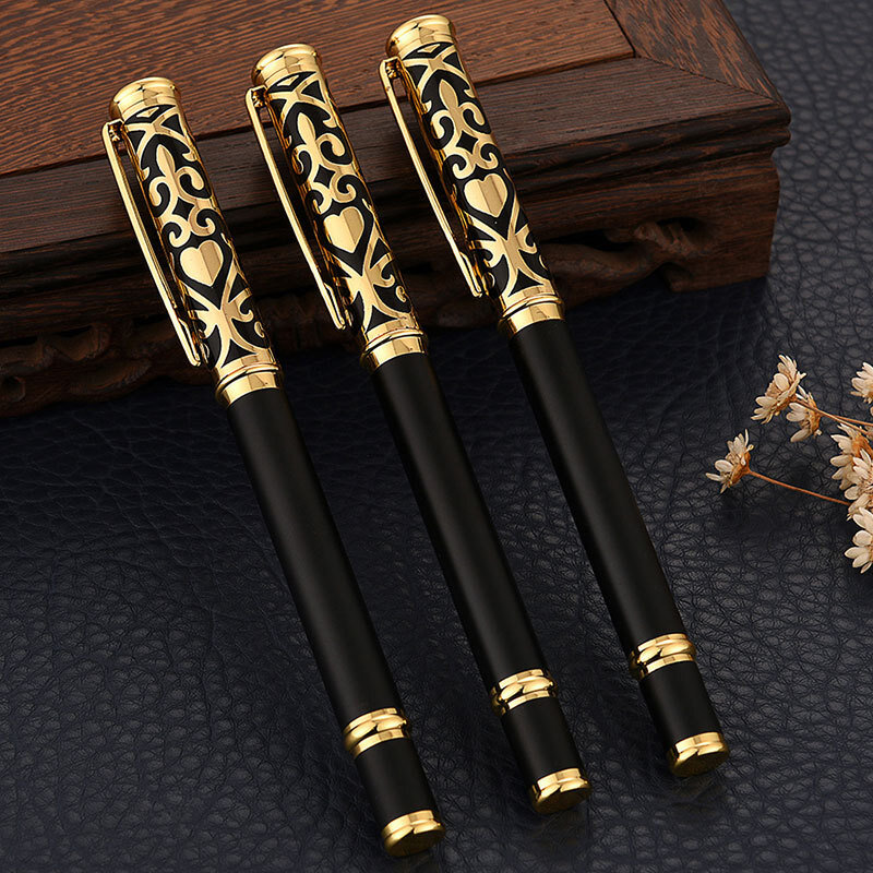 Hot Selling Brass Copper Metal Roller Ballpoint Pen Business Men Signature Writing Pen Buy 2 Send Gift