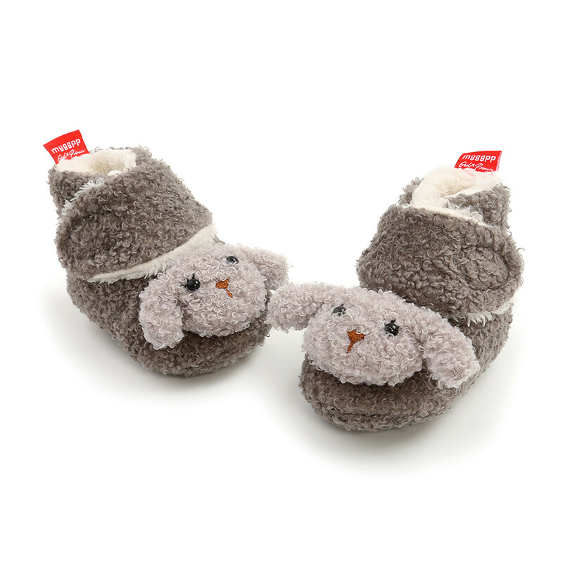 Noworodek buty chłopcy dziewczęta zimowe ciepłe buciki Cartoon śliczne miękkie podeszwy buty dziecięce Prewalker andador para bebe
