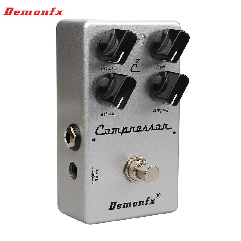 Demonfx-compresor de Pedal de efectos de guitarra de alta calidad, CK, 4 perillas, con True Bypass, nuevo