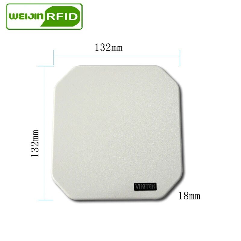 VIKITEK – antenne RFID UHF 915MHz pour lecteur zèbre FX7500 FX9500 FX9600, polarisation circulaire, gain de 5dbi, distance moyenne