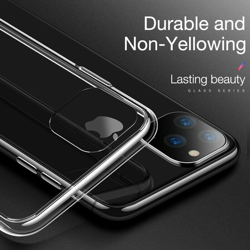 For iPhone 4 4S 5 5S SE 5C 6 6S 7 8 Plus X XR XS 11 Pro MAX Case Ultra Slim Soft TPU Clear Silicone Case Phone Cover Shell Funda