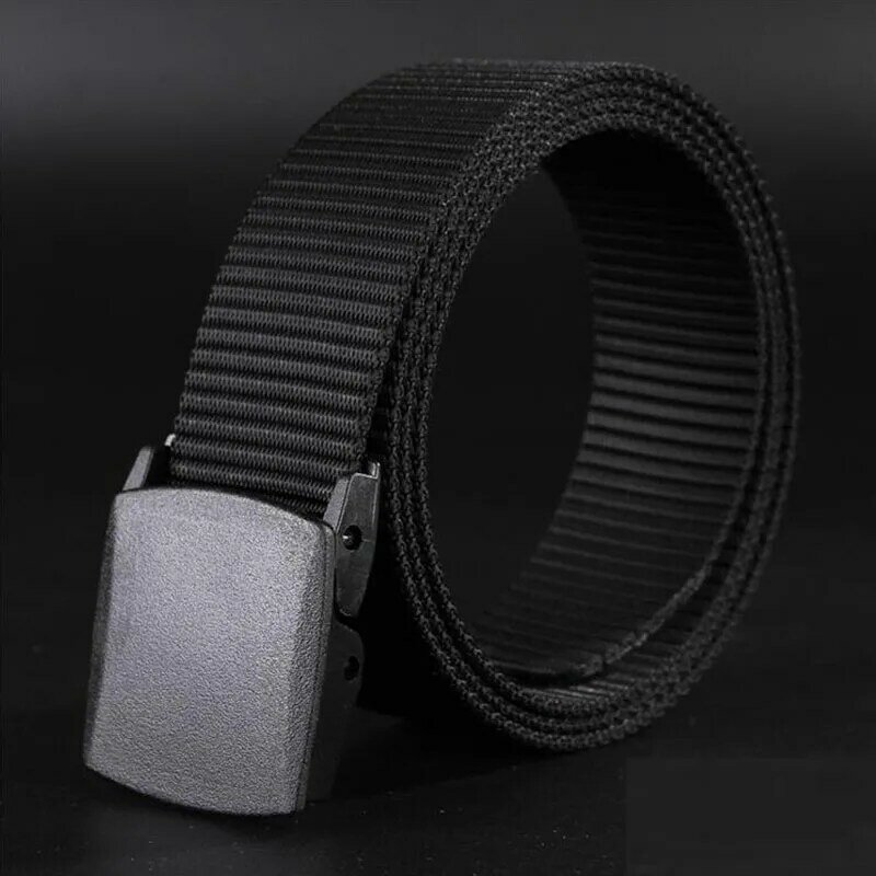 Automatic Buckle Nylon Belts Male Army Tactical Belt Men's Military Waist Canvas Belts Cummerbunds High Quality Strap Belt