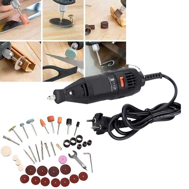 40PCS 전기 그라인더 부품 하드웨어 도구 연삭 DIY 연마 커팅 연마 조각 전기 로타리 도구