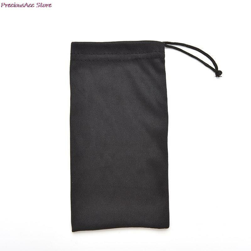 Black Gray Glasses Case Dustproof Pouches Pouch Glasses Carry Bag for Sunglasses Mp3 Soft Cloth Unisex Solid 