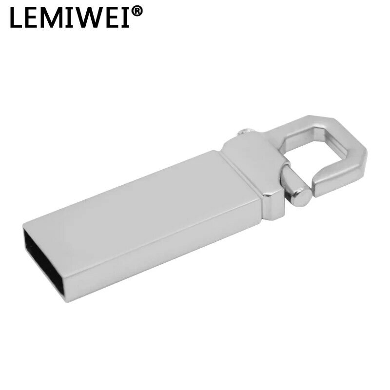 Lemiwei-Disco USB Flash Drive de Alta Velocidade, Pendrive Metal, USB 2.0 Stick, 2GB, 4GB, 8GB, 16GB, 32GB, 64GB, U para PC