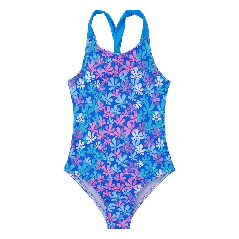 Girls' Swimsuits Swimwear One piece front Zipper Long Sleeveless Swimsuit for Kids Bathing Suits Brazilian Beachwear Rash Guards