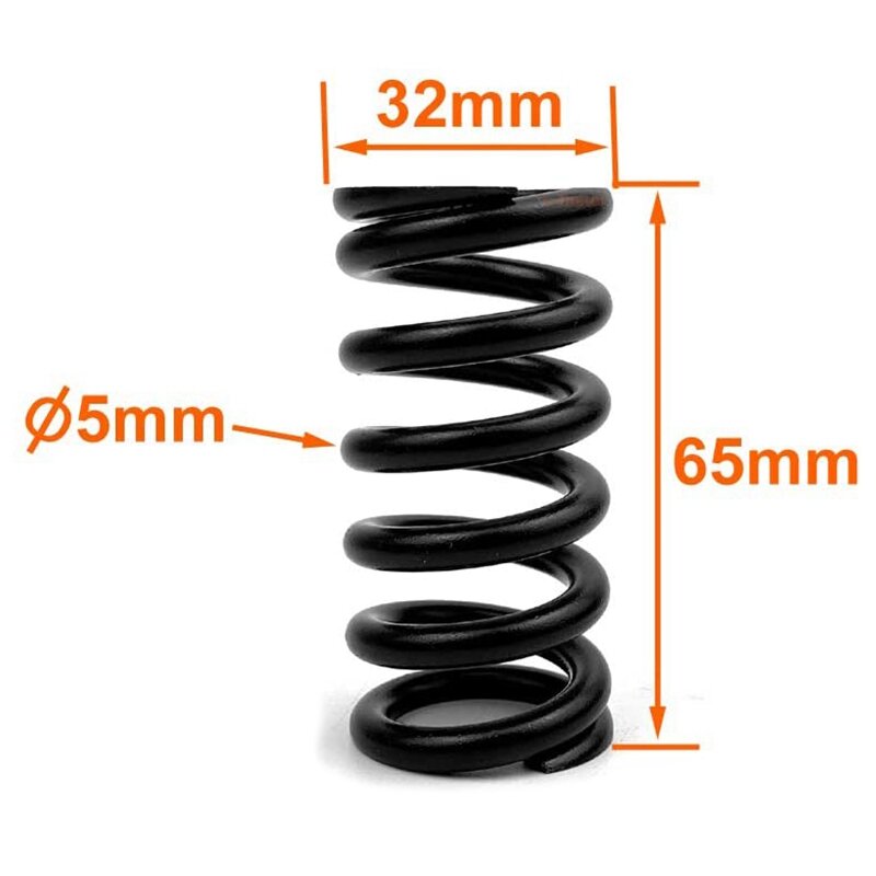 4Pcs Replacement Stiffer Spring for Mountain Skateboard Truck Hard Spring for Off-Road Skateboard Truck
