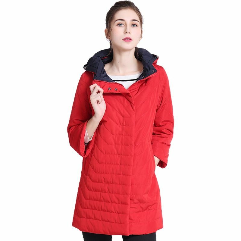 2022 Thin Women's Coat Spring Autumn Women's Fashion Windproof Parkas Female Hood Jacket New Large size Outwear Hot Sale